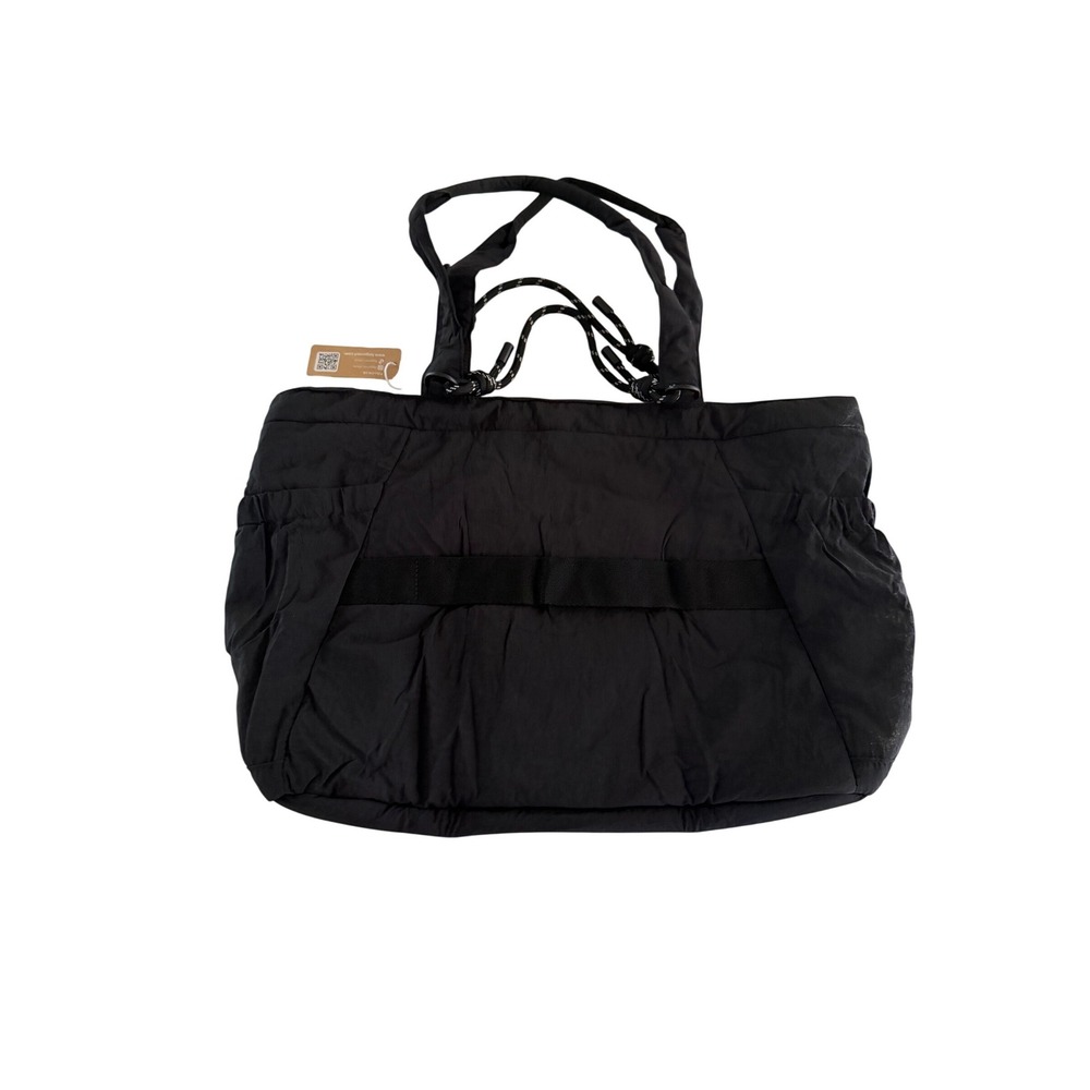 Bagsmart Black Puffer Tote Bag Large Quilted Travel Gym Shoulder Bag New